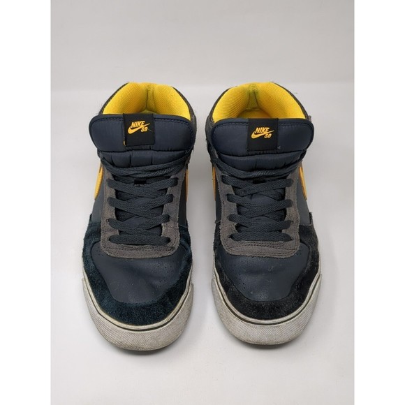 Nike Mavrk Mid 2 Size 8 Shoes Mens Gray Mango Laser Orange Sneakers‎ 386611-080 - Picture 4 of 10